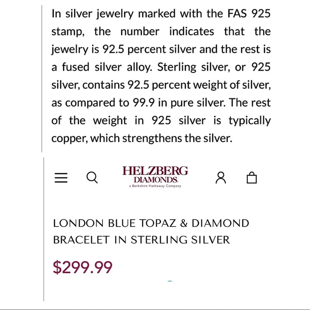 Sterling Silver Swiss Blue Topaz 14 Stone Tennis Bracelet Open Criss Cross X